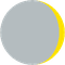 月齢3.2の月の画像