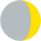 月齢5.2の月の画像