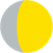 月齢9.2の月の画像
